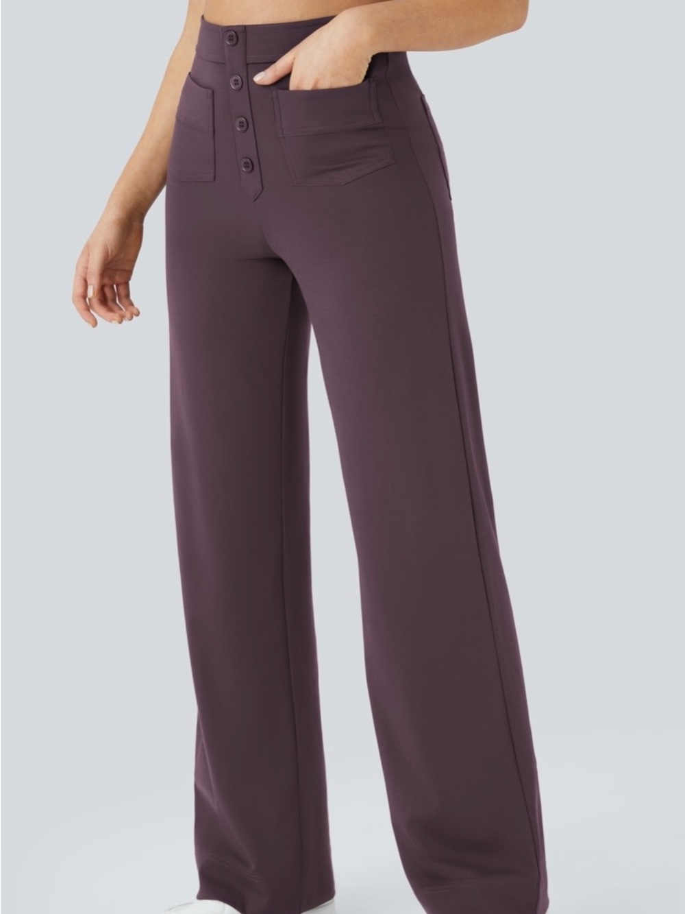 Halara day stretch wide leg pants Large